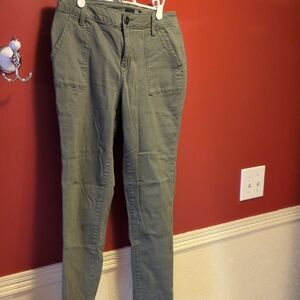 Olive Green 1822 Casual Pants